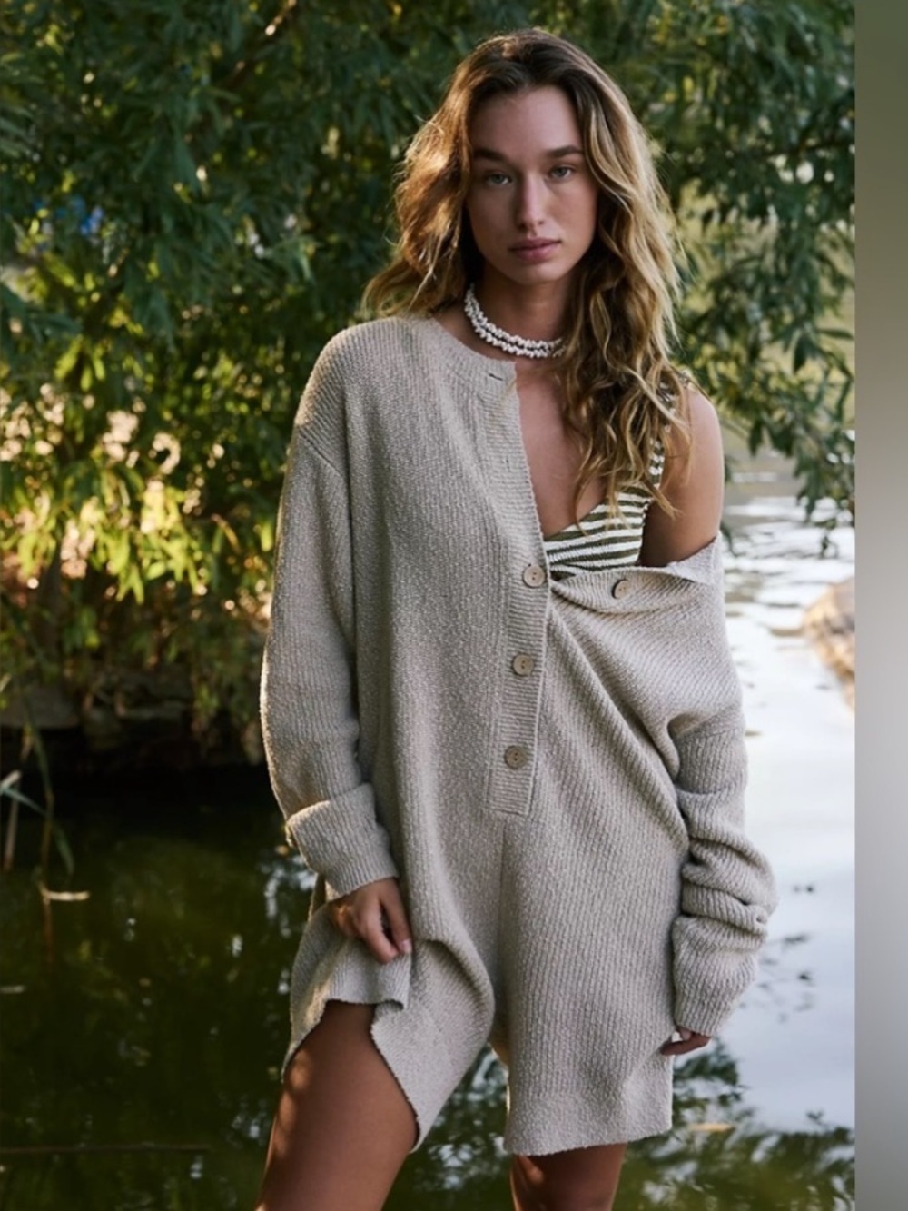 Free People Beach Beau Sweater Romper